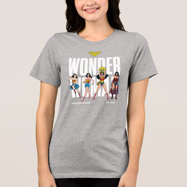 Wonder Woman Legends Forever Graphic Tri-Blend Shirt (Front)