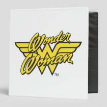 Wonder Woman Logo 1 3 Ring Binder