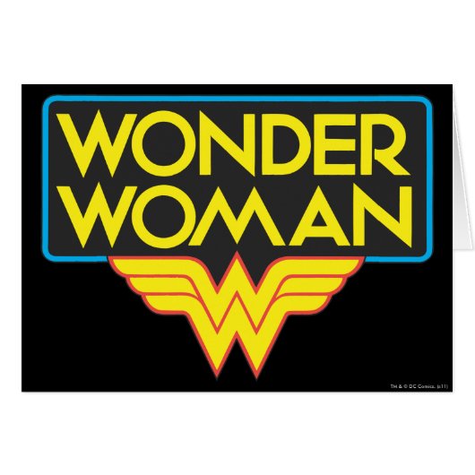 Wonder Woman Logo 3 Cards (Front Horizontal)