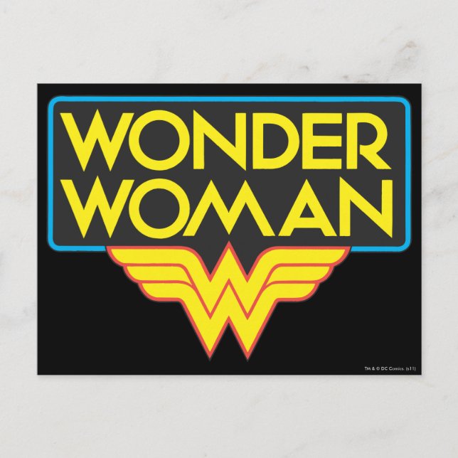 Wonder Woman Logo 3 Postcard (Front)