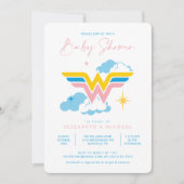Wonder Woman Logo | Baby Shower Invitation (Front)