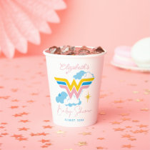 Wonder Woman Logo | Baby Shower Paper Cups