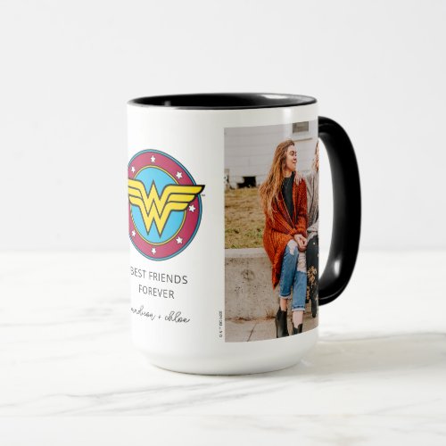 Wonder Woman Logo  Best Friends Photo Mug