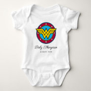 Wonder Woman Logo | New Baby Coming Soon Baby Bodysuit at Zazzle