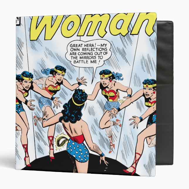 Wonder Woman Mennace of the Mirror Binder (Front/Inside)