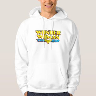 Wonder Woman Name and Logo Hoodie