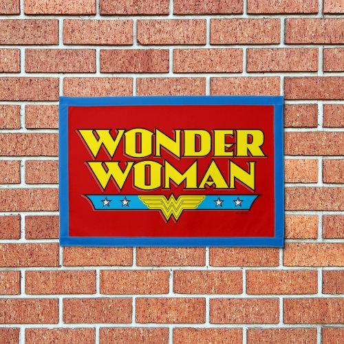 Wonder Woman Name and Logo Pennant