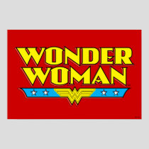 Wonder Woman Name and Logo Poster