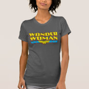 Wonder Woman Name And Logo T-shirt at Zazzle