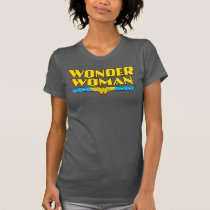 Wonder Woman Name and Logo T-Shirt