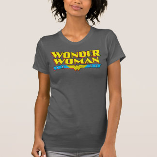 Wonder Woman Name and Logo T-Shirt