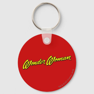Wonder Woman Name Keychain