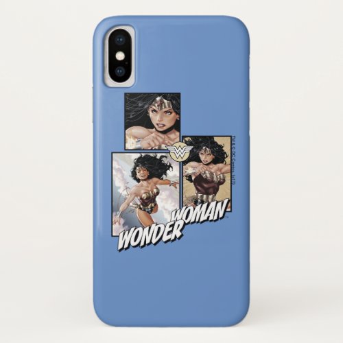 Wonder Woman New 52 Comic Art Graphic iPhone X Case