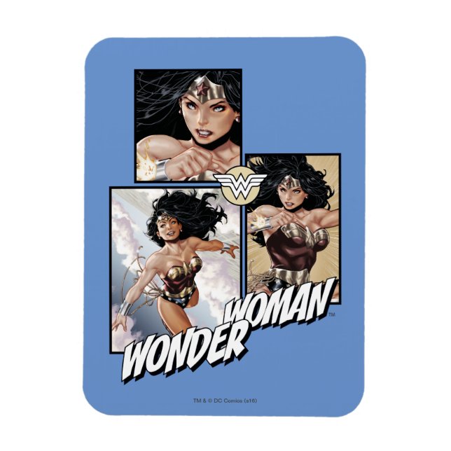 Wonder Woman New 52 Comic Art Graphic Magnet (Vertical)