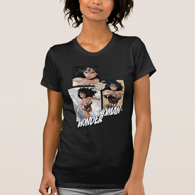 Wonder Woman New 52 Comic Art Graphic T-Shirt (Front)