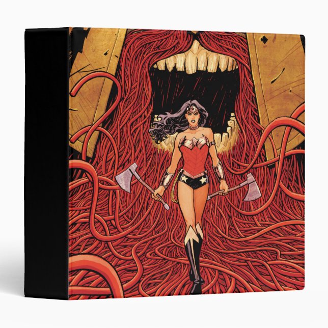 Wonder Woman New 52 Comic Cover #23 3 Ring Binder (Front/Spine)