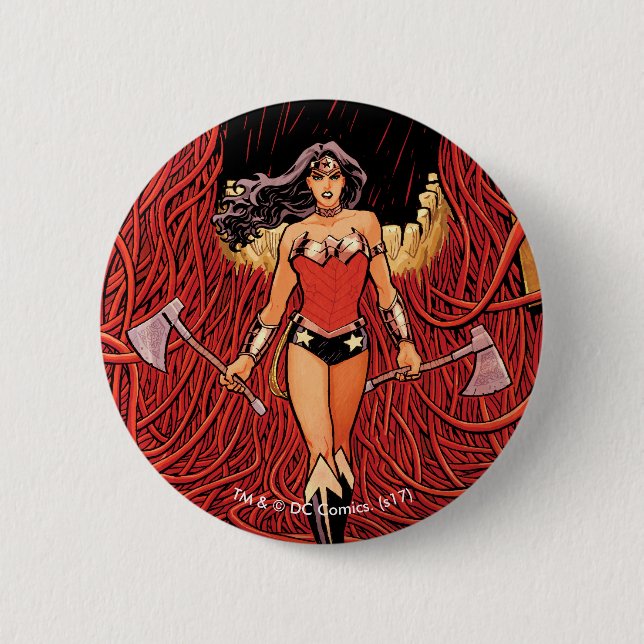 Wonder Woman New 52 Comic Cover #23 Pinback Button (Front)