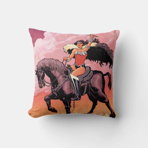 Wonder Woman New 52 Comic Cover 24 Throw Pillow