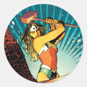 Wonder Woman New 52 Comic Cover #7 Classic Round Sticker