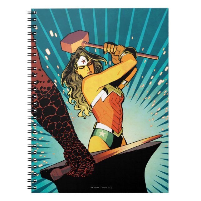 Wonder Woman New 52 Comic Cover #7 Notebook (Front)