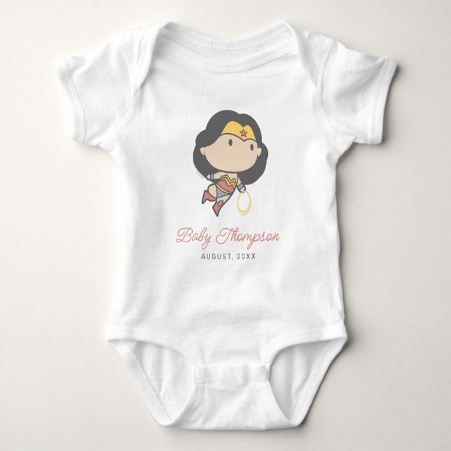 Wonder Woman | New Baby Coming Soon Baby Bodysuit (Front)