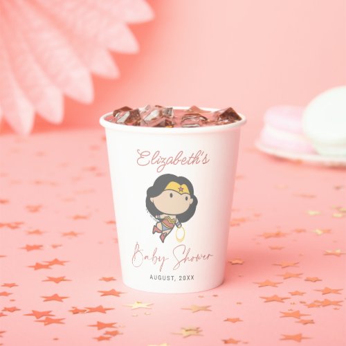 Wonder Woman  New Baby Coming Soon Paper Cups