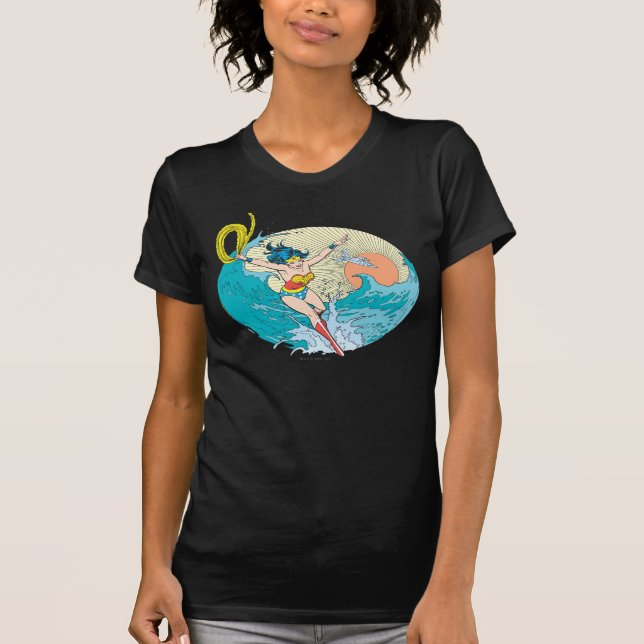 Wonder Woman Ocean Sky T-Shirt (Front)