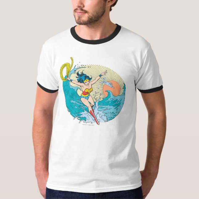 Wonder Woman Ocean Sky T-Shirt (Front)
