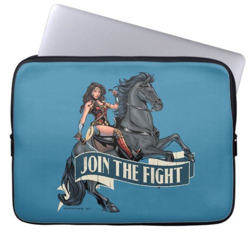 Wonder Woman on Horse Comic Art Laptop Sleeve