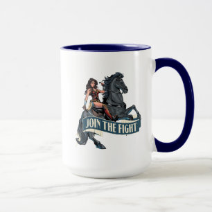 Wonder Woman on Horse Comic Art Mug