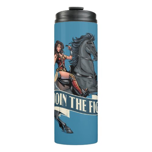 Wonder Woman on Horse Comic Art Thermal Tumbler