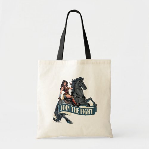 Wonder Woman on Horse Comic Art Tote Bag