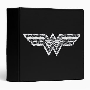 Wonder Woman Paisley Logo Binder