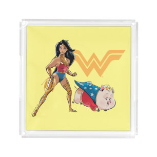 Wonder Woman & PB Acrylic Tray