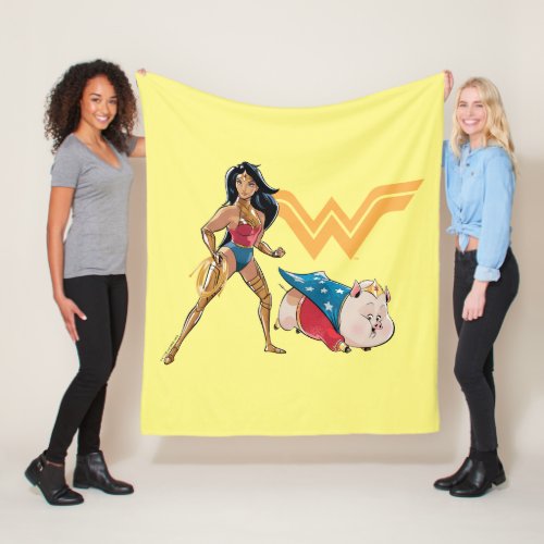 Wonder Woman  PB Fleece Blanket