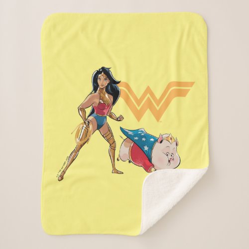 Wonder Woman  PB Sherpa Blanket
