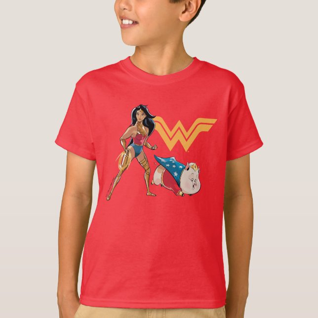 Wonder Woman & PB T-Shirt (Front)