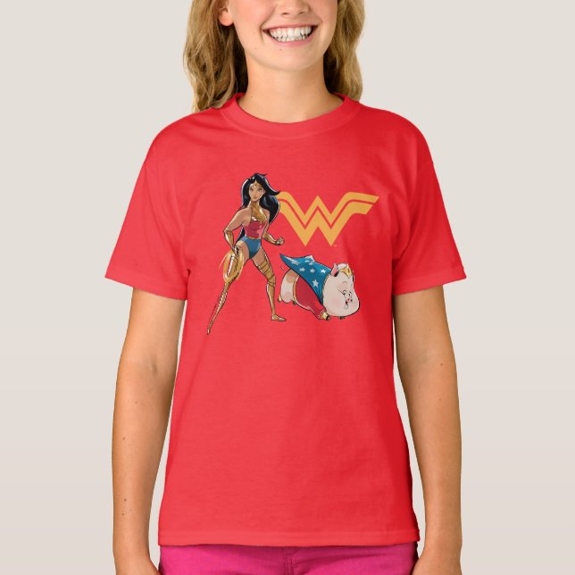 Wonder Woman & PB T-Shirt (Front)