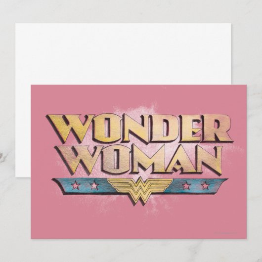 Wonder Woman Pencil Logo (Front/Back)