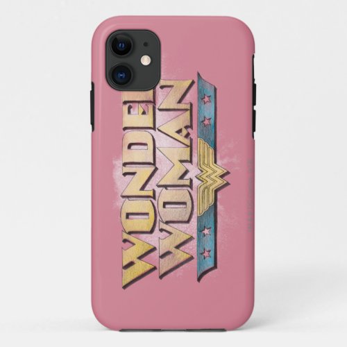 Wonder Woman Pencil Logo iPhone 11 Case