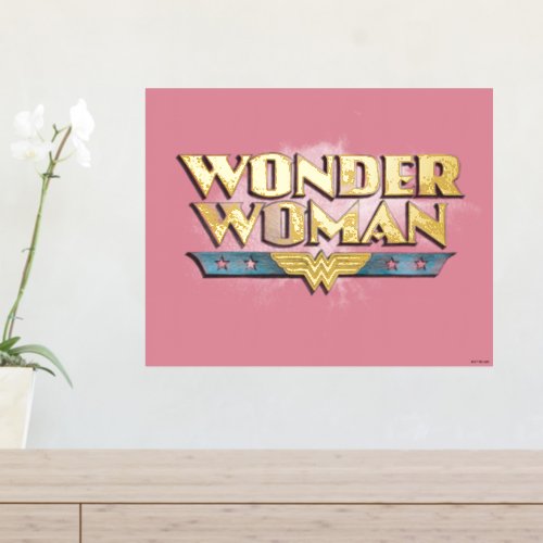 Wonder Woman Pencil Logo Foil Prints