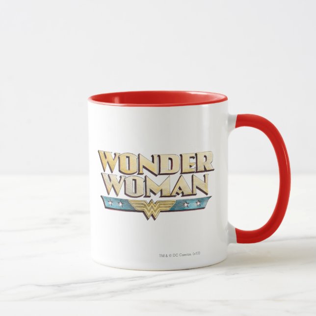 Wonder Woman Pencil Logo Mug (Right)