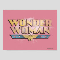 Wonder Woman Pencil Logo Poster