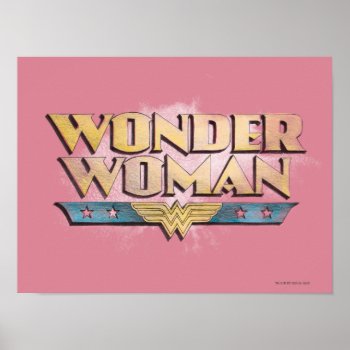 Wonder Woman Pencil Logo Poster by wonderwoman at Zazzle