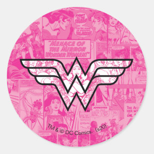 Supergünstiger Versandhandel! Wonder Woman Logo Stickers | Zazzle