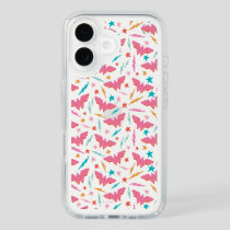 Wonder Woman Pink Logo and Lightning Pattern iPhone 16 Case