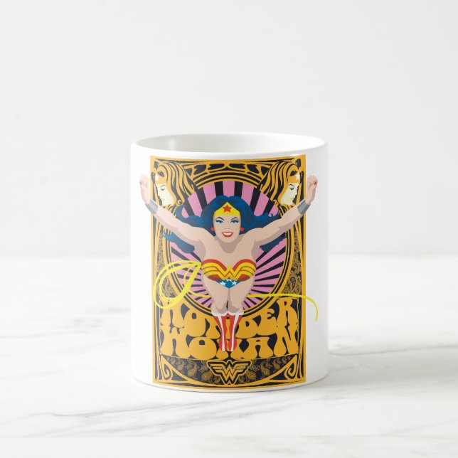 Wonder Woman Poster Coffee Mug (Center)