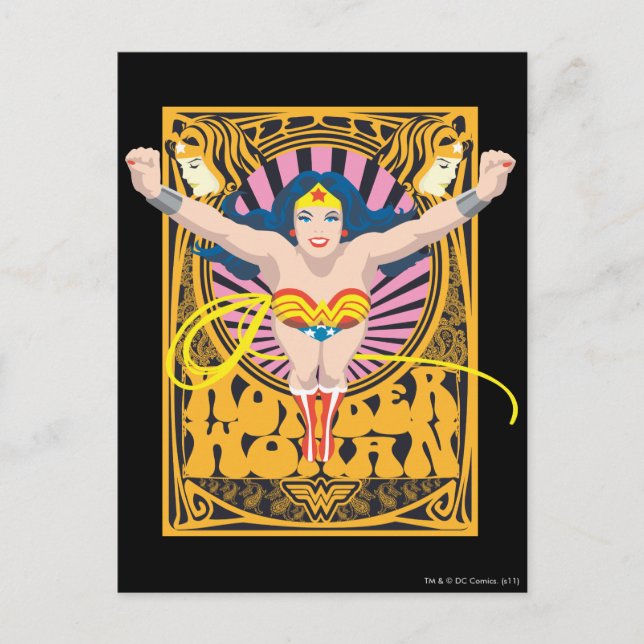 Wonder Woman Poster Postcard (Front)