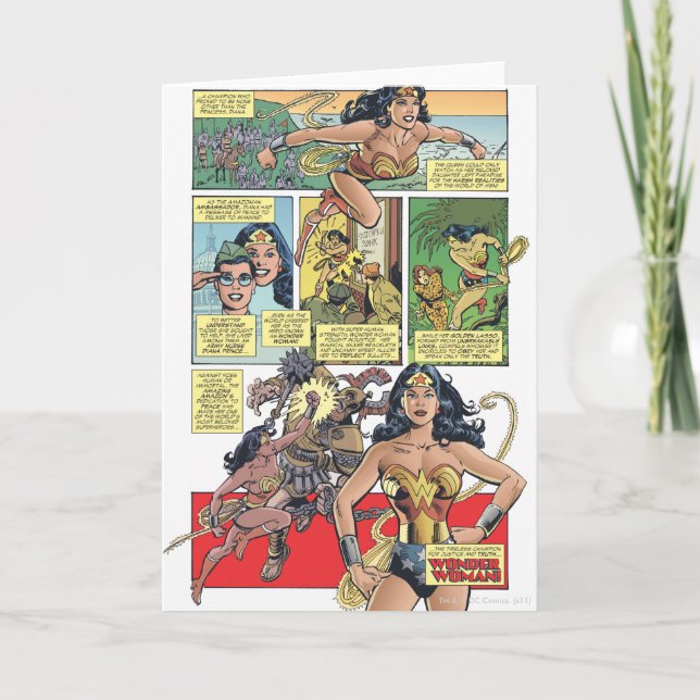 Wonder Woman Princess Diana Card (Front)