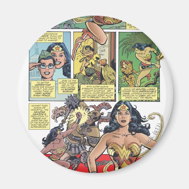 Wonder Woman Princess Diana Magnet (Front)